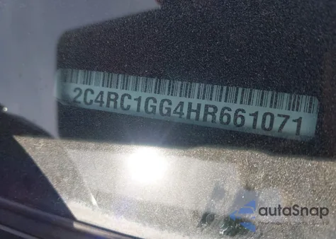 2017 Chrysler Pacifica Limited z USA, uszkodzony, nr VIN 2C4RC1GG4HR661071